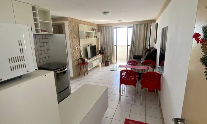 Ponta Negra Apartment | BEST LOCATION IN PONTA NEGRA- NATAL/RN. 2/4 2 BATHROOMS. 350 meters FROM THE BEACH