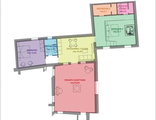 San Polo Apartment | Big apartment with private courtyard