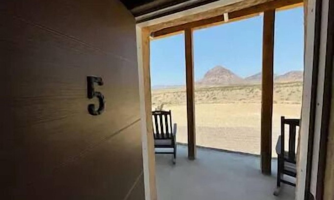 Terlingua Cabin | Big Bend Lodging at Ten Bits Ranch | Room #5 (Delmonico’s Steakhouse)