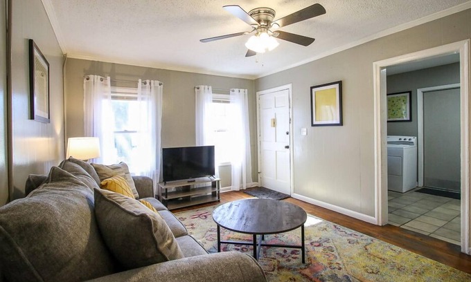Parkside House | Blue-themed Duplex, Quick Drive to Downtown+Pets