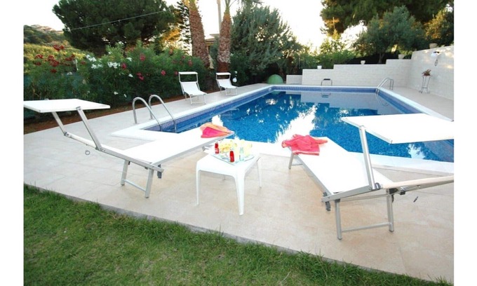 Trappeto House | Blue Villa with private pool