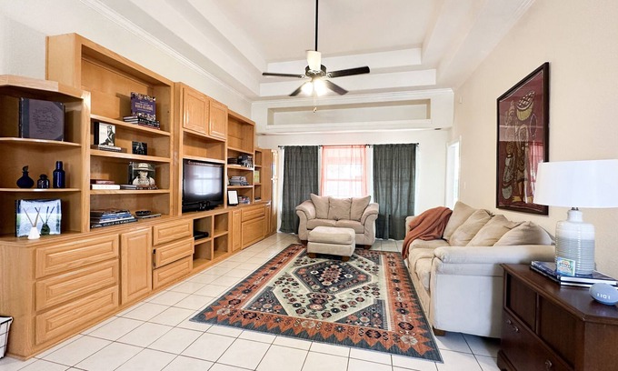 McAllen House | "Boho Chic: 3BR 2BA Spacious, WiFi, Fenced Yard