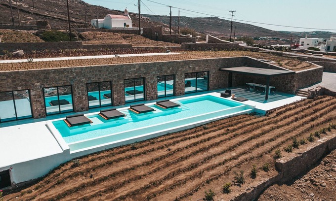Ftelia Villa | Brand New Villa on a Perfect Location (Alemagou, Principote) Magnificent View