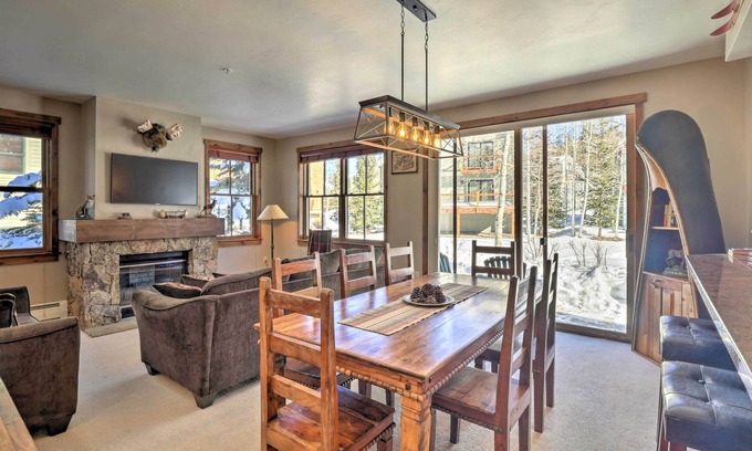 Historic District Condo | Breck Condo on Main St w/Resort Amenities!