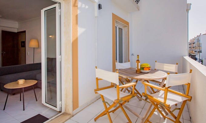 Vila Real Santo Antonio Apartment | Bright 1BDR Apartment W/Balcony by LovelyStay