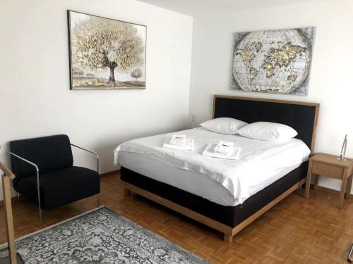 Hirslanden Apartment | Bright and quiet studio in the city center - Sky1