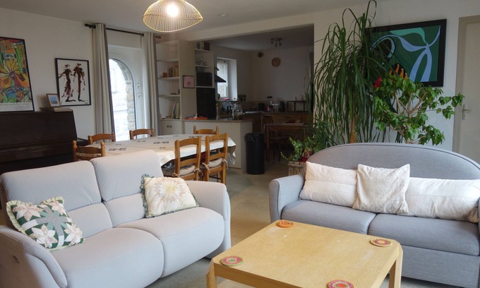 Barneville-Carteret House | Bright, spacious house with garden, close to amenities and sea