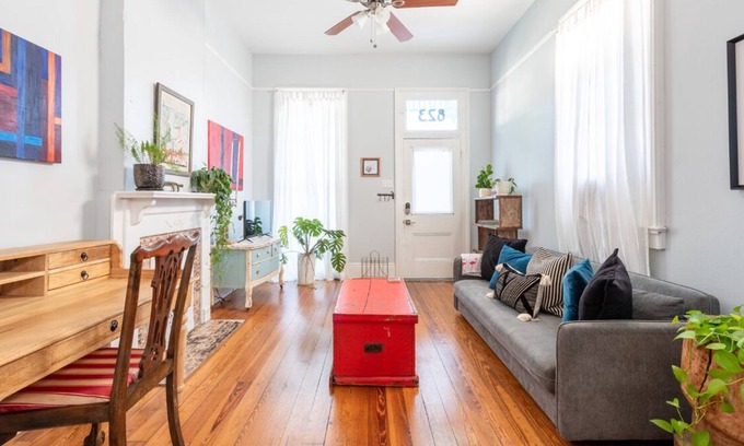 Bayou St. John House | Bright & Sunny: Bayou St John Victorian Eastlake Shotgun