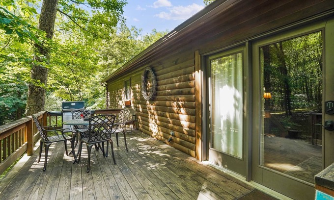 Nelsonville House | Buckeye Trail, @ Buckeye Trail, Relax in a Rocking Chair or Rollick in a Hot Tub!