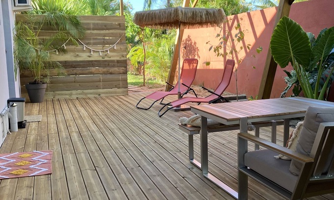 L'Ermitage-les-Bains House | Bungalow 200 metres from the lagoon