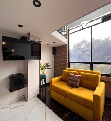 Normandia Apartment | Cómodo doble altura Normandía