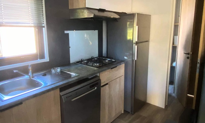 Port-Manech House | Camping Côté Ô Port Manec'h**** - Classic Plus 3-room mobile home for 4 people