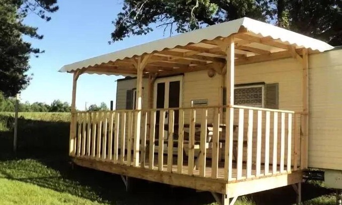 Reilhaguet House | Campsite Bellevue * - Mobil Home 3 Rooms 4 People