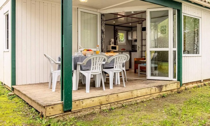 Badefols-sur-Dordogne Ski Chalet | Campsite maeva Getaways Les Bö-Bains * - Chalet Dream river view 3 Rooms 4/6 People Air-conditioned