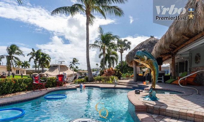 Garden Isles House | Canal Oasis W/Private Dock & Poolside Paradise!