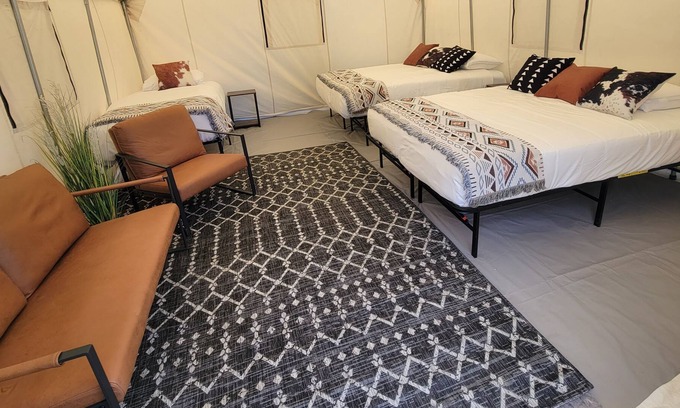 Monticello RV Rental | Canvas Camp Sage Family Tent near Canyonlands