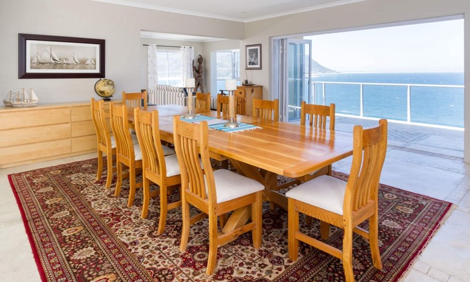Fish Hoek Villa | Cape-x-ta-sea a home with picture perfect panoramic views of False Bay.