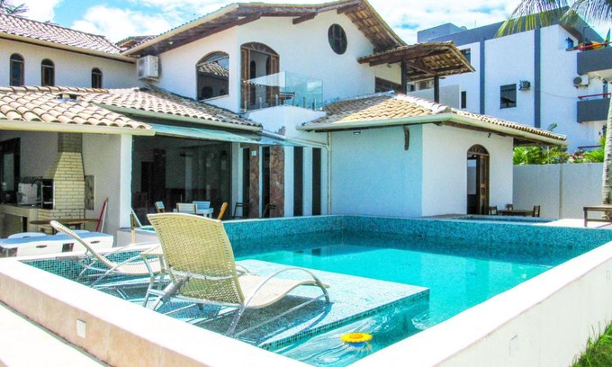 Sao Francisco House | Casa a 140m da Praia do Sul com Wi-Fi em Ilheus BA