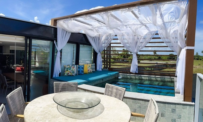Ipojuca House | Casa c piscina e churrasq - Praia de Enseadinha/PE