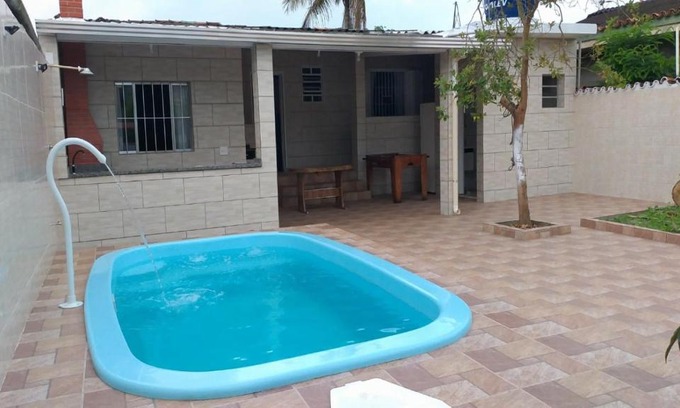 Mongagua House | Casa com Piscina, muito aconchegante.