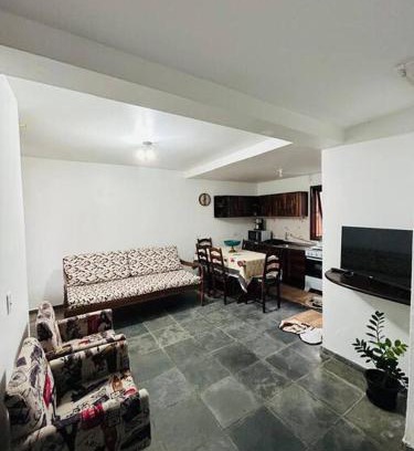 Centro Apartment | Casa pé na areia praia Garopaba