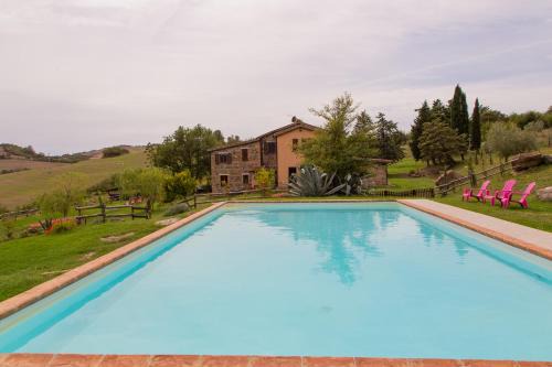 Il Poggio Villa | Casale meraviglioso Val d'Orcia con piscina e Sauna