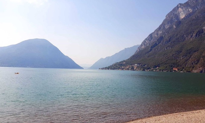 Porlezza Ski Chalet | CASASdeCASPER / Italy by the water. With views of the lake and mountains.