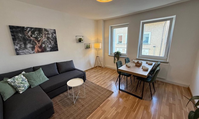 Kempten Apartment | Central city apartment with balcony. Ideal for families.