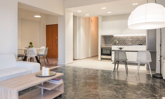 Heraklion Apartment | Central Spacious Apt close to port-sites w/view 1