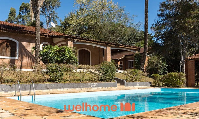 Monte Siao House | Chacara em Monte Sião com Piscina e Lazer Completo