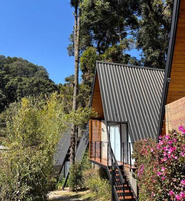 Jardim do Embaixador Ski Chalet | Chalé Mon Amour 2, onde o amor se encontra, 2 min do Capivari