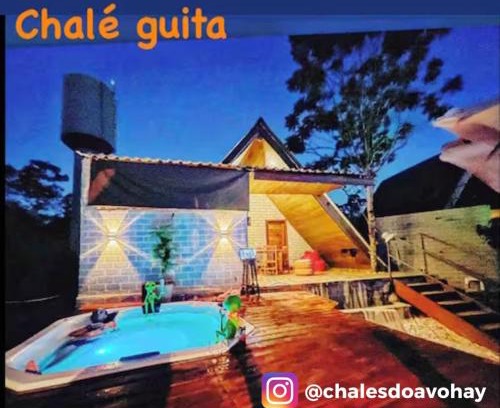 Sao Jorge Ski Chalet | CHALÉS do AVOHAY, lindo chalé com privativa banheira hidromassagem aquecida, apenas 2 minutos da Vila de São Jorge