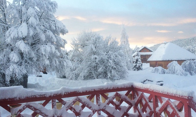 La Feclaz Ski Chalet | Chalet '331 - Village Nordique' with Mountain View, Shared Pool and Private Terrace