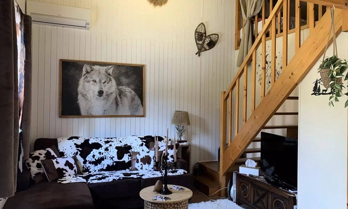 Barcelonnette Ski Chalet | Chalet Bergstil für 4, neben Barcelonnette Golf