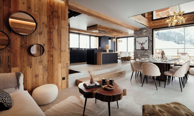 Notre-Dame-de-Bellecombe Ski Chalet | Chalet 1786 - Luxury stay for 11 with heated indoor pool - OVO Network
