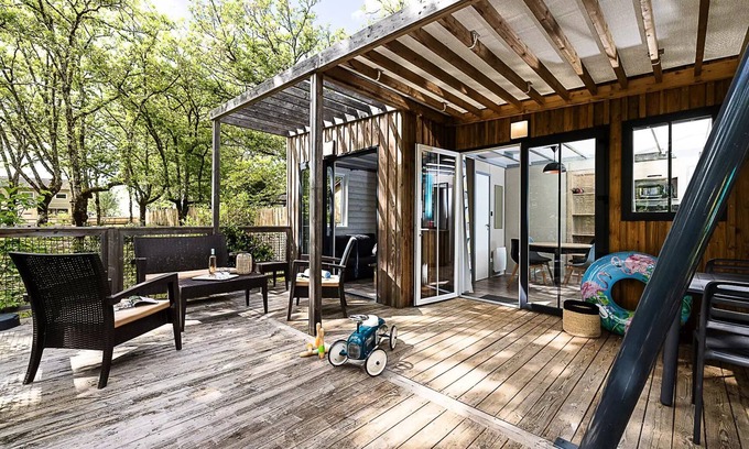 Loupiac Ski Chalet | Chalet Premium (2 bdrms) - TV - Air conditioning - 2 bathrooms 6 people