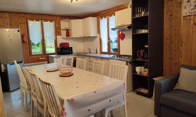 Cohennoz Ski Chalet | Chalet spacieux 10 pers. avec jardin, cheminée, cuisine équipée à Cohennoz, proche nature - FR-1-733-29