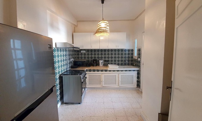 Sidi Dhrif Apartment | Charmant apt Face au Parc et au Coeur de la Marsa