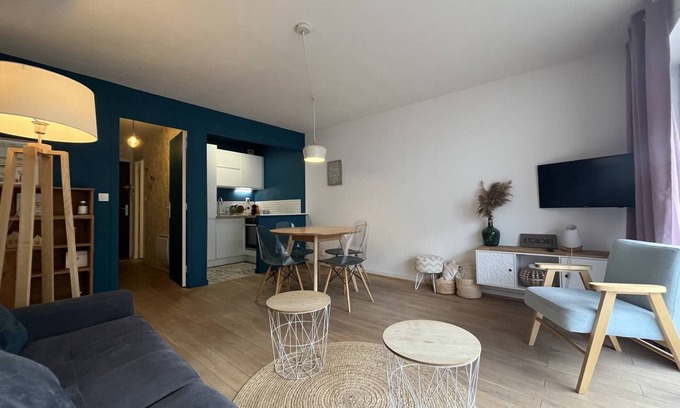 Le Touquet-Paris-Plage Apartment | Charmant Studio-cabine Proche mer et Centre Ville