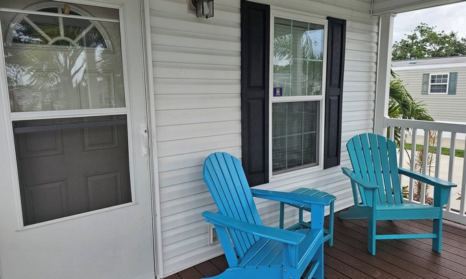 Bayshore Gardens Cottage | Charming 1-bedroom cottage in peaceful RV Resort only 7 Miles from beaches