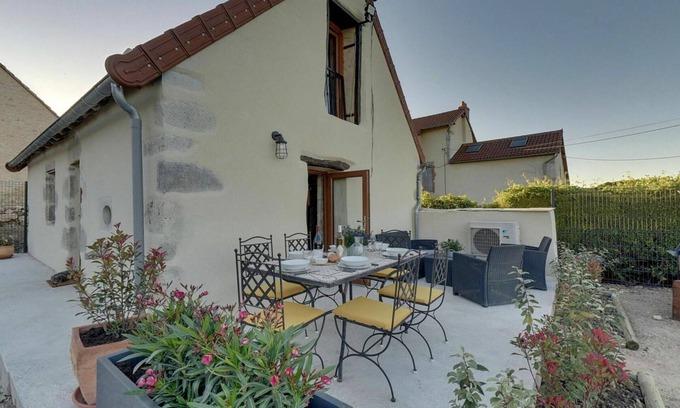 Taxat-Senat Cottage | Charming 18th Century House with Modern Comfort, Terrace, and Garden in Quiet Village