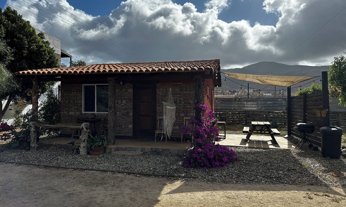 Valle de Guadalupe Cabin | Charming 2-bedroom cabin in Valle de Guadalupe at Cerveceria Bellinghausen.