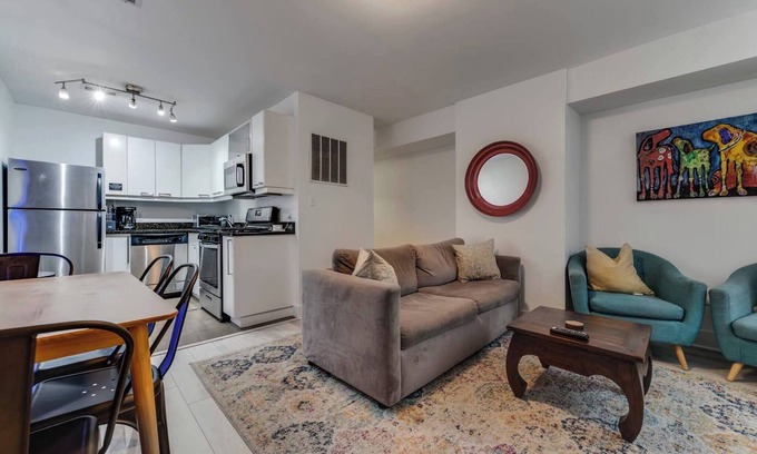 Columbia Heights Apartment | Charming 2BD/1BA in Hip Area - Near Metro