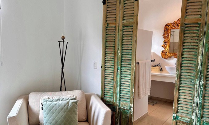 Playa Apartment | Charming apartment with AC in living and walking distance to the ocean!