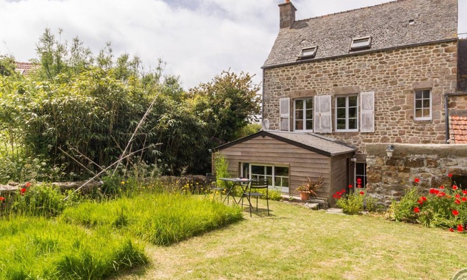 Fermanville Cottage | Charming Historic Home with Garden, Near Port and Nature Trails, Ideal for a Peaceful Getaway