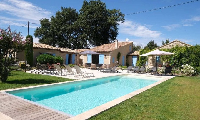 Robion House | Charming house, heated pool and Luberon view