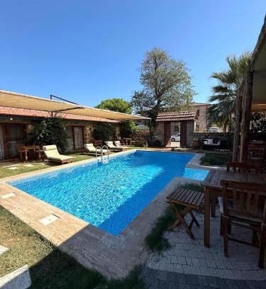 Ayvalik Apartment | Charming Poolside Stone Studios