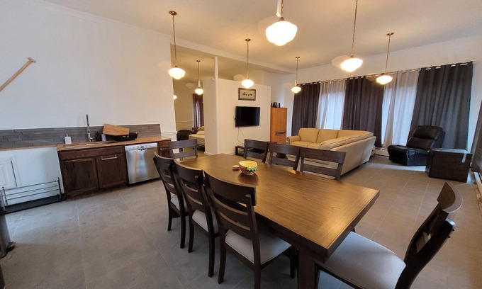 Bingham House | Charming renovated Bank building direct access for ATV/snowmobiles