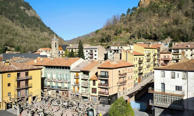 Ribes De Freser Apartment | Charming Rustic Duplex Penthouse
