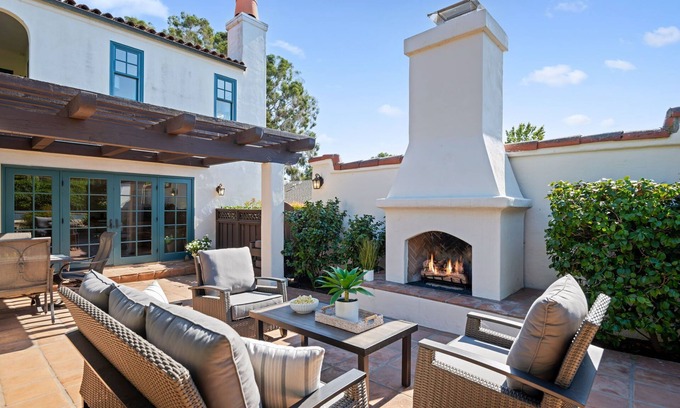 Oak Park House | Charming SB Home with Spacious Living, Office & Luxurious Lap Pool with Hot Tub